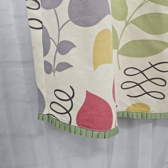 Vintage Positive Attitude Cream Floral Dress Sleeveless Coquette 22P - Picture 3 of 11